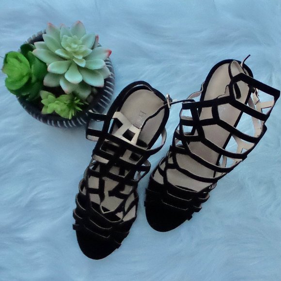 Strappy Open Toe Heels - Picture 2 of 6